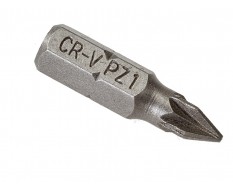 PZ1 Pozidriv Bit Set 25 mm - 40 Stk in Kunststoff Box 