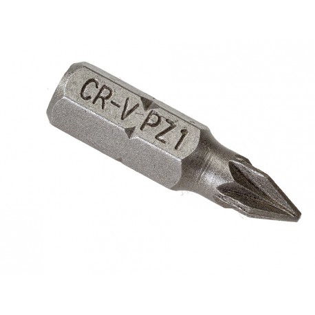 PZ1 Pozidriv Bit Set 25 mm - 40 Stk in Kunststoff Box 