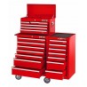 Werkstattwagen-Set Rot 20 Schubladen