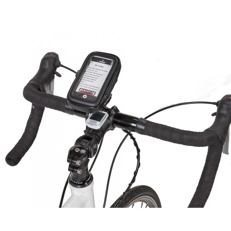 Fahrrad Handytasche mit Handyhalterung - Lenkerhalterung für Smartphone Staub und Wasserabweisend 120 x 55 x 20 mm