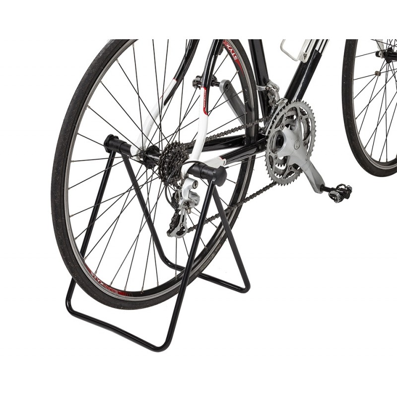 OUNUO Fahrradständer Hinterradständer Fahrrad Ausstellungsständer aus Aluminium Faltbar Tragbar Fahrradhalter Universal für Mountainbike Rennrad Fahrräder 