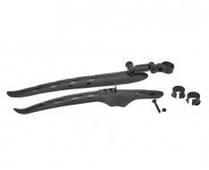 Rennrad Kotflügel Set Kunststoff für Vorderrad und Hinterrad 2-teilig