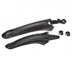 Kunststoff Schutzblech Set für Fahrrad vorne u. hinten - MTB - Rennrad - Mountainbike - Fahrrad Kotflügel Set 2-teilig
