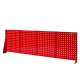 Werkzeug Lochwand metall Rot 200 x 61 cm