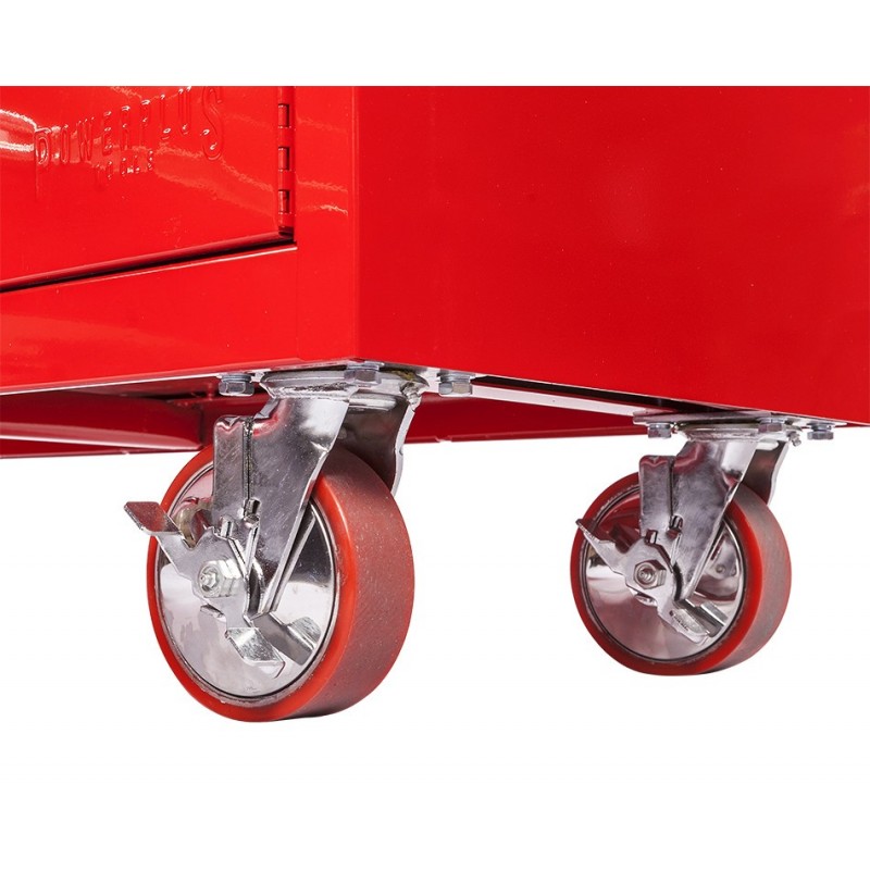 Satz mit 4 drehbaren Rädern für schwere Lasten, um 360° drehbar, mit Bremse,  125 x