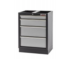 Werkzeugschrank aus Metall mit 4 Schubladen 68 x 46 x 91 cm