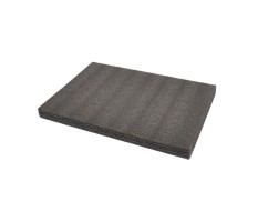 Werkzeug Schaumstoffeinlage 57 x 40 x 4 cm. - 5 Lagen - Typ Kaizen foam - EPE Schaumstoff