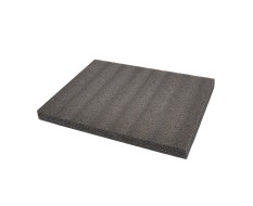 Werkzeug Schaumstoffeinlage 57 x 43 x 3 cm. - 4 Lagen - Typ Kaizen foam - EPE Schaumstoff