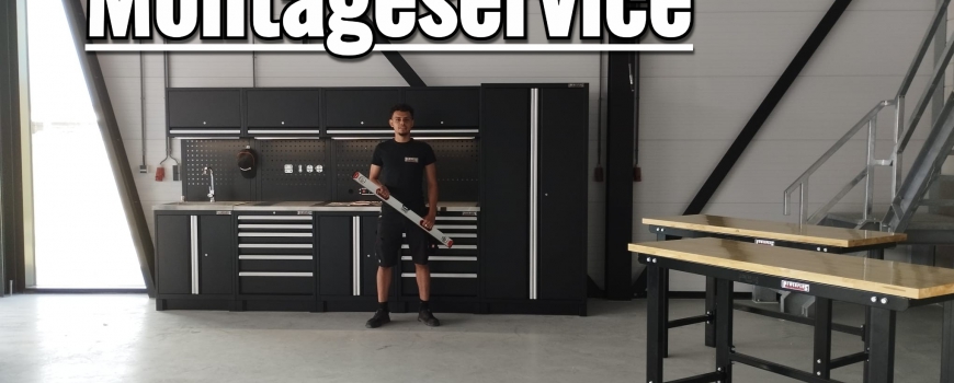 Werkstatteinrichtung mit Montage & Service - Powerplustools